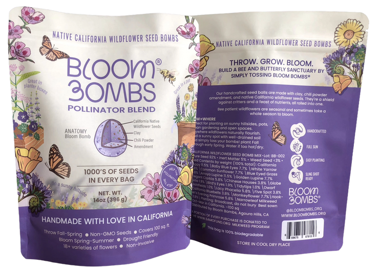 California Native Wildflower Seed Balls 14oz.